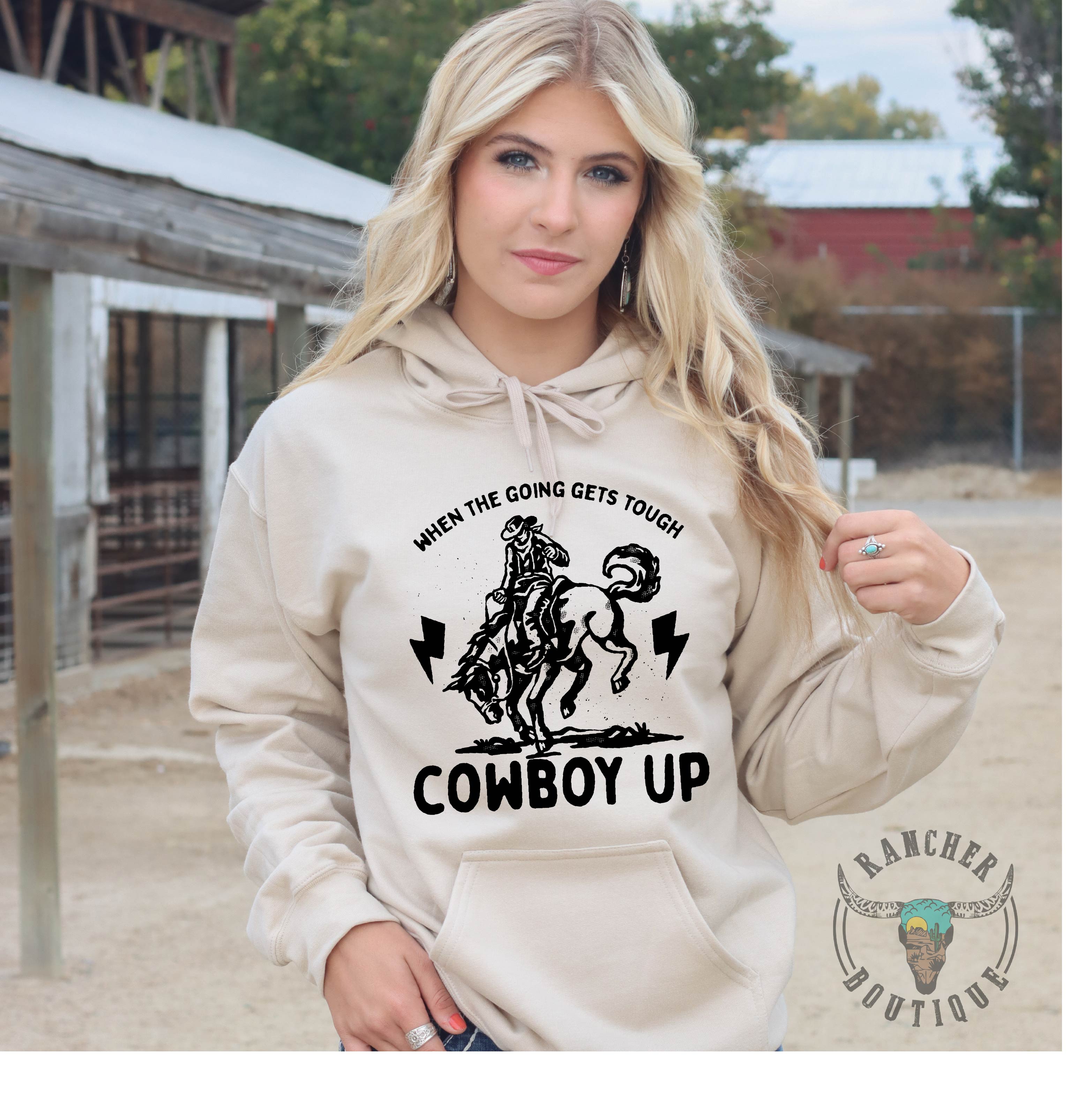 Cowboy up sweatshirt sale