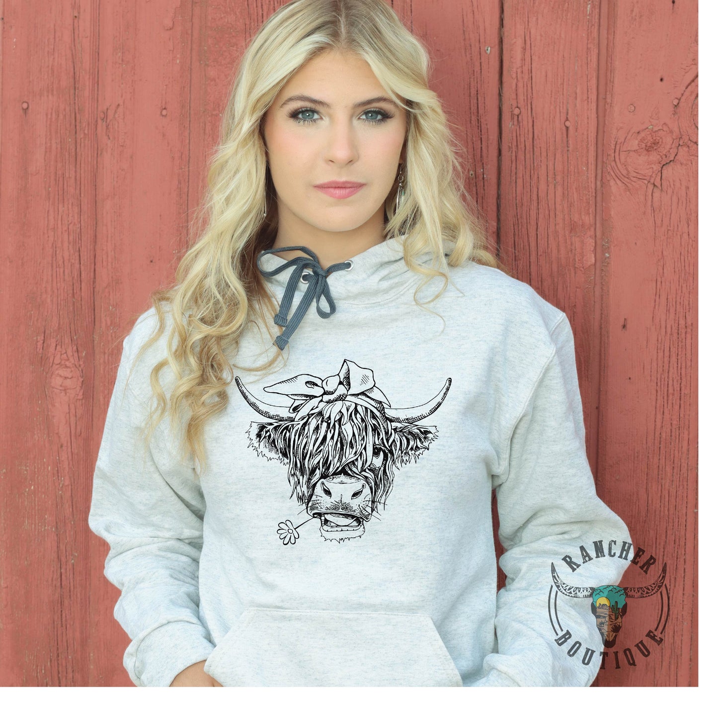 Highlander Light Gray Hoodie