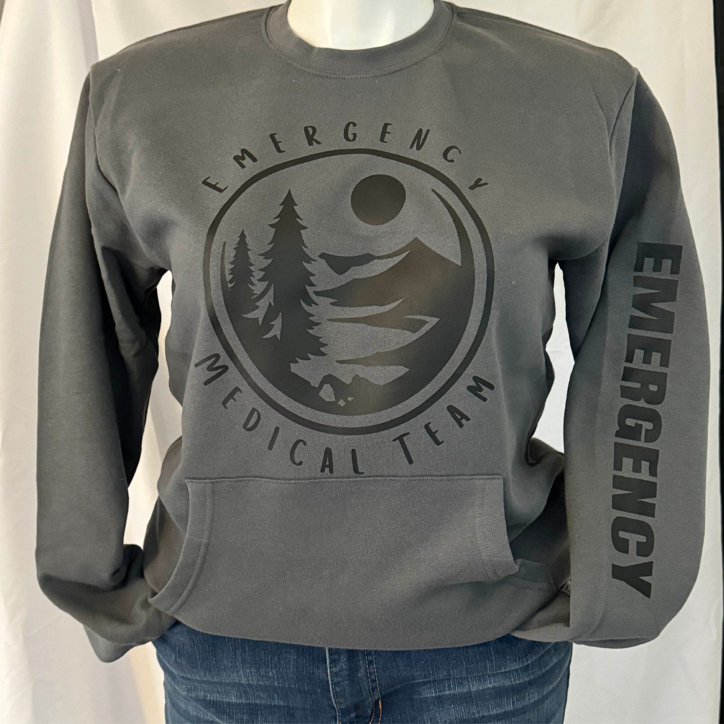 Emergency Medical Team Gray Sweatshirt with Pockets