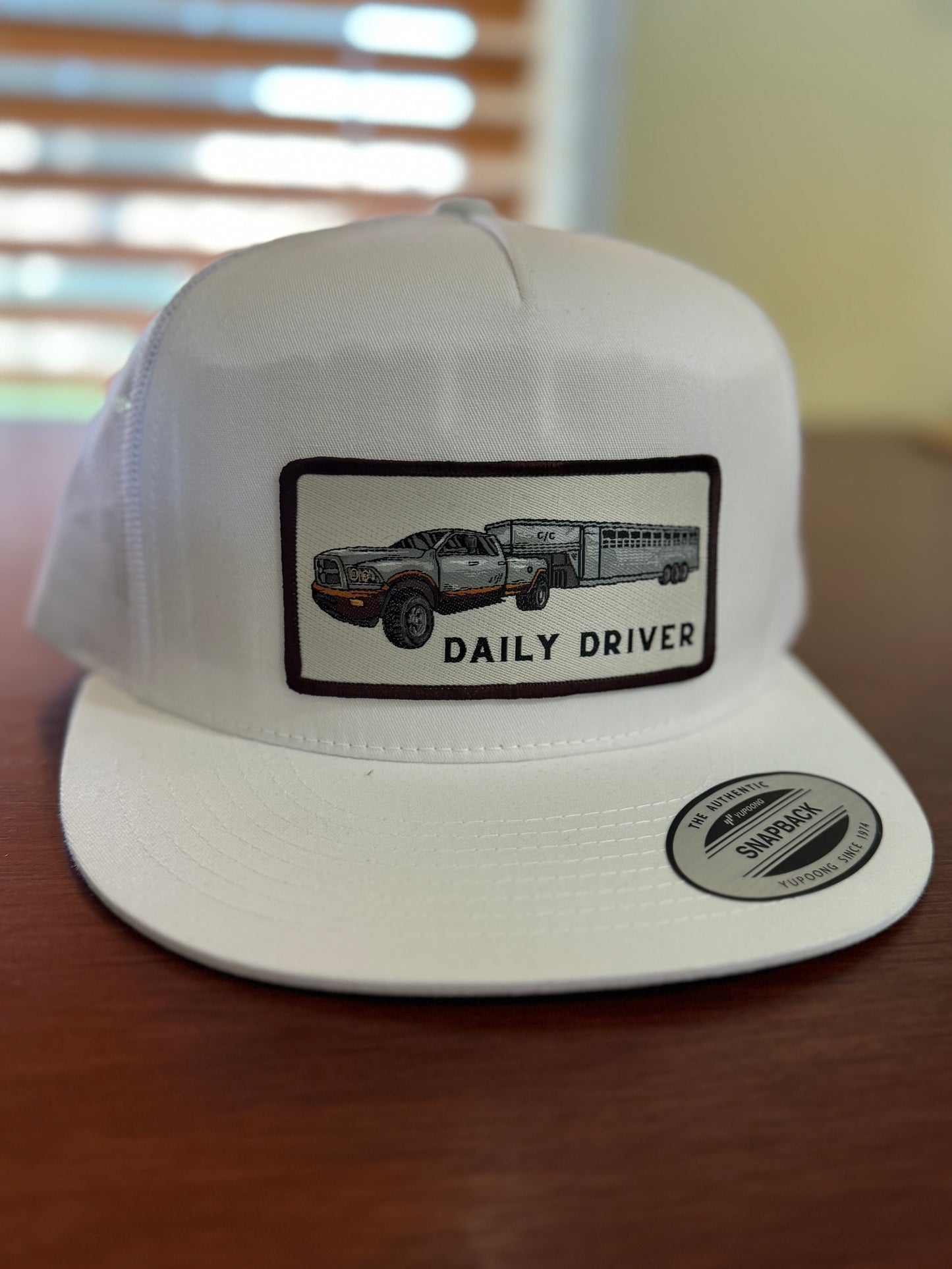 Daily Driver Hat White