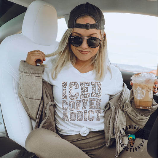 Iced Coffee Addict T-Shirt