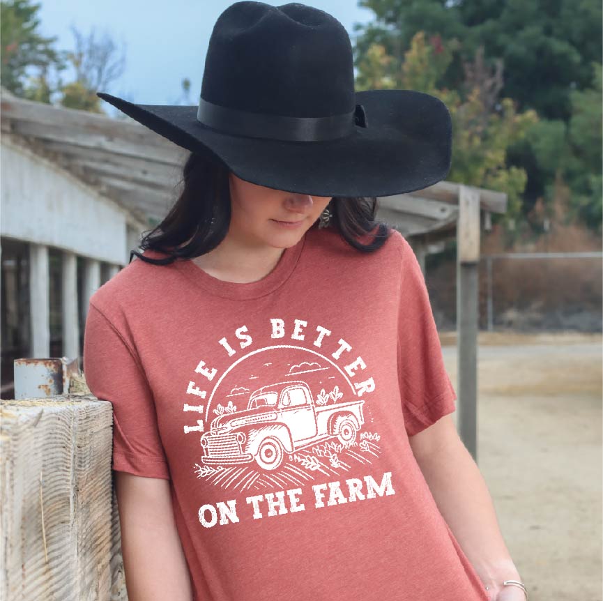 Life is Better on the Farm T-Shirt