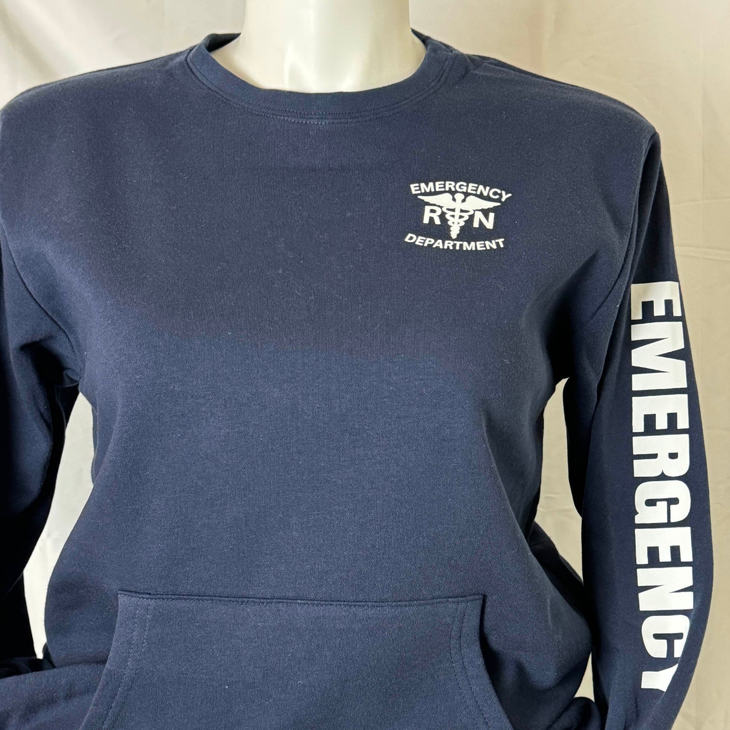 Navy Sweatshirt with Pockets Idaho Back