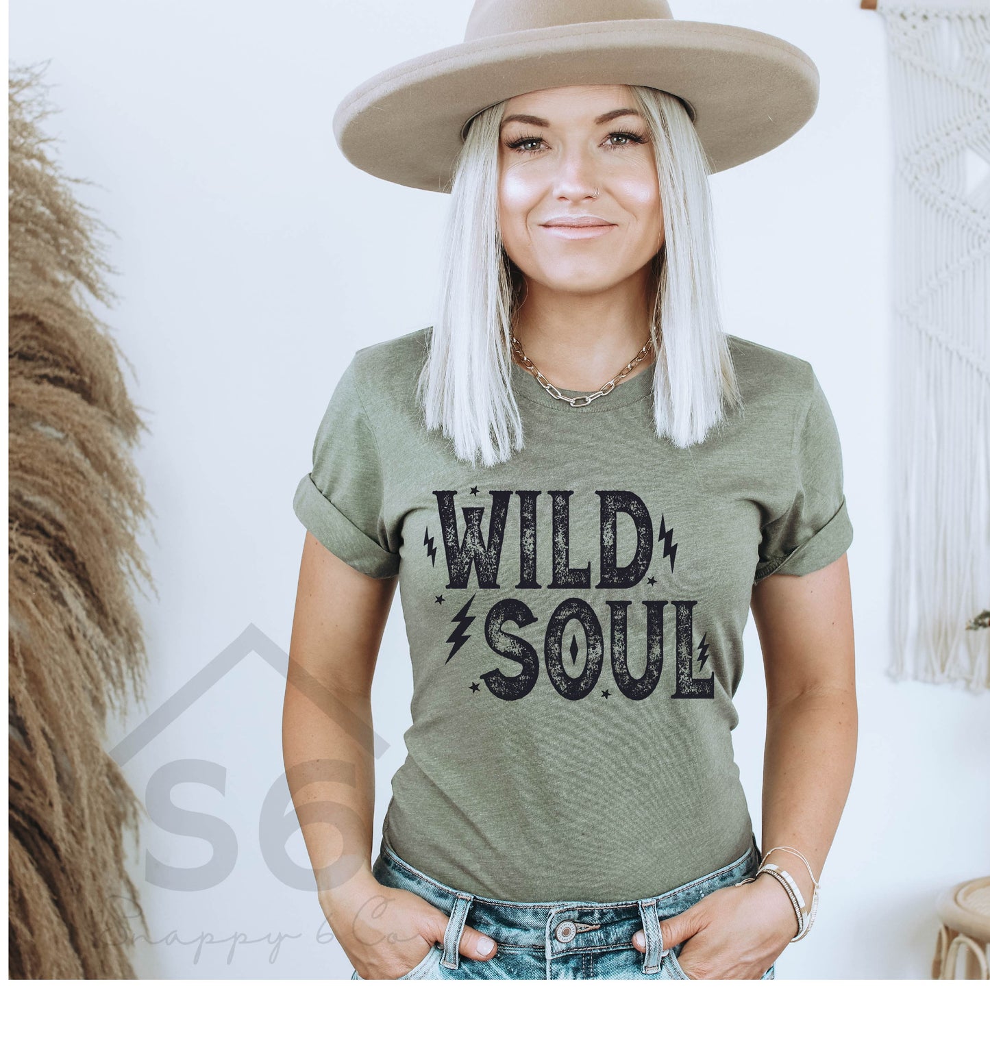 Wild Soul T-Shirt Olive Green