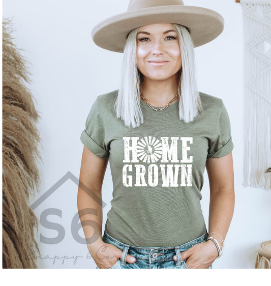 Home Grown T-Shirt Olive Green